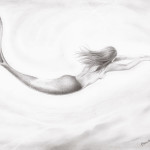 sirena che nuota